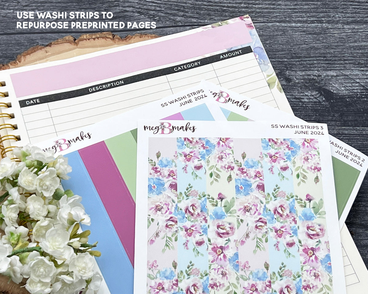 Washi Strip 1 Stickers | MegBmakes