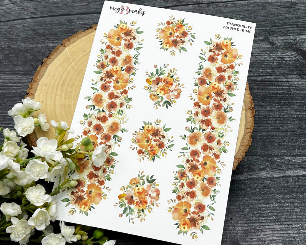 Tranquility Journal Sticker Kit