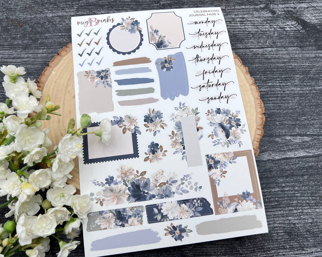 Celebration Journal Sticker Kit