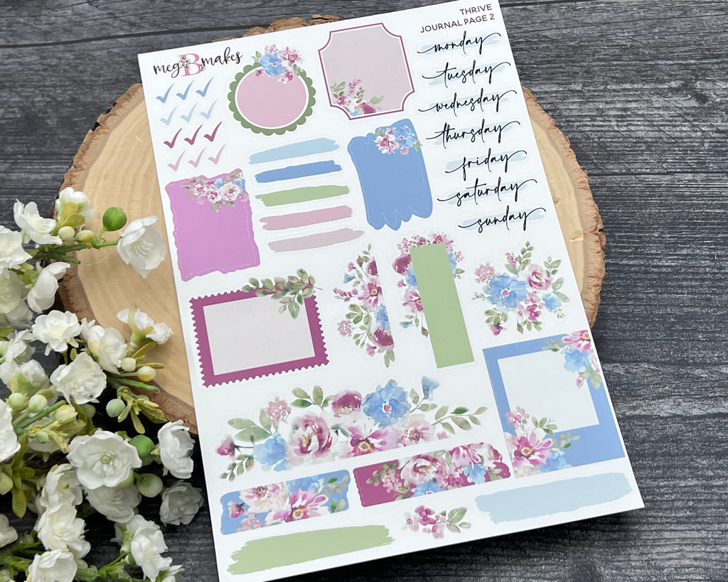 Thrive Journal Sticker Kit