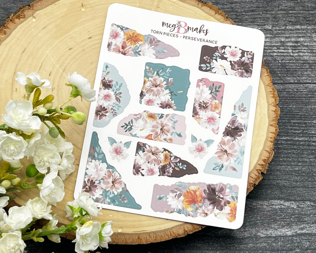 Perseverance Journal Sticker Kit