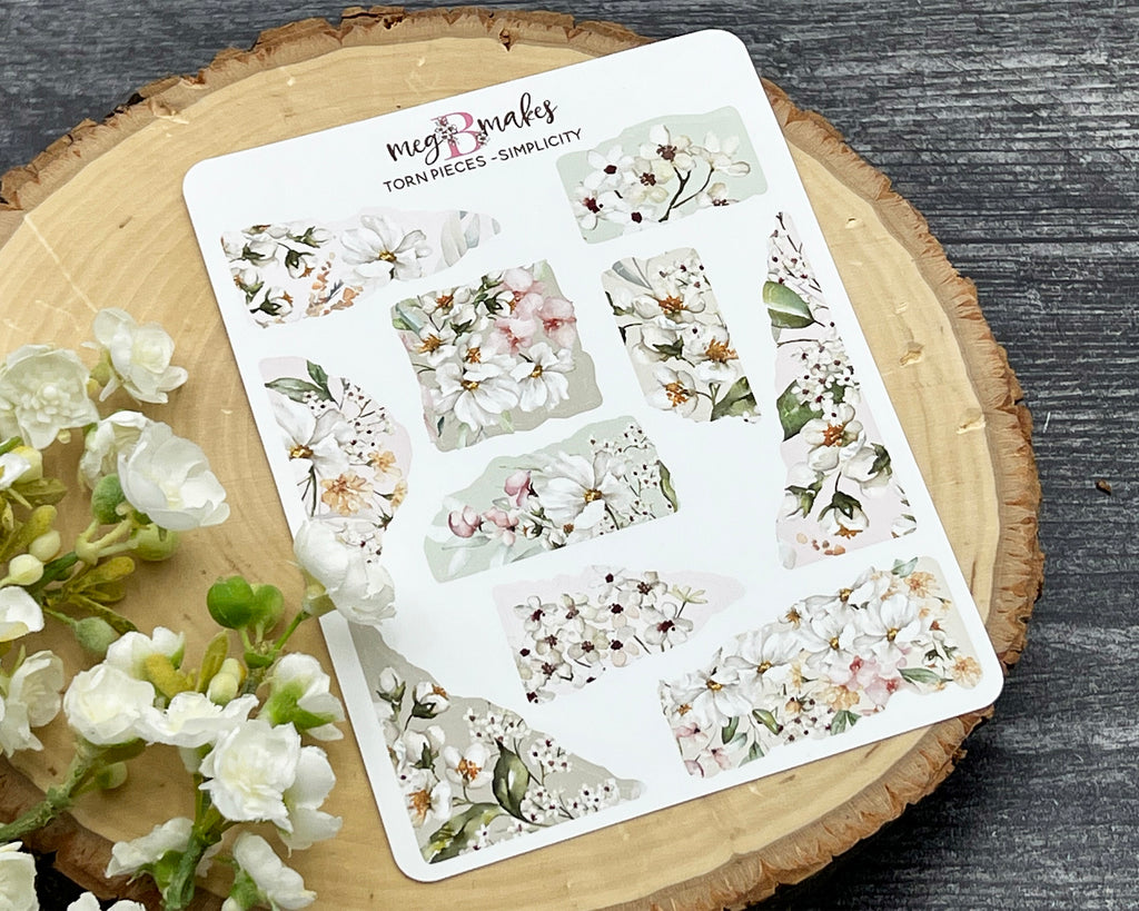 Simplicity Journal Sticker Kit