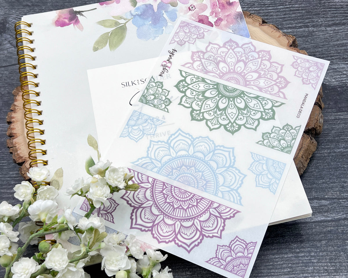 Mandala Deco Stickers | MegBmakes