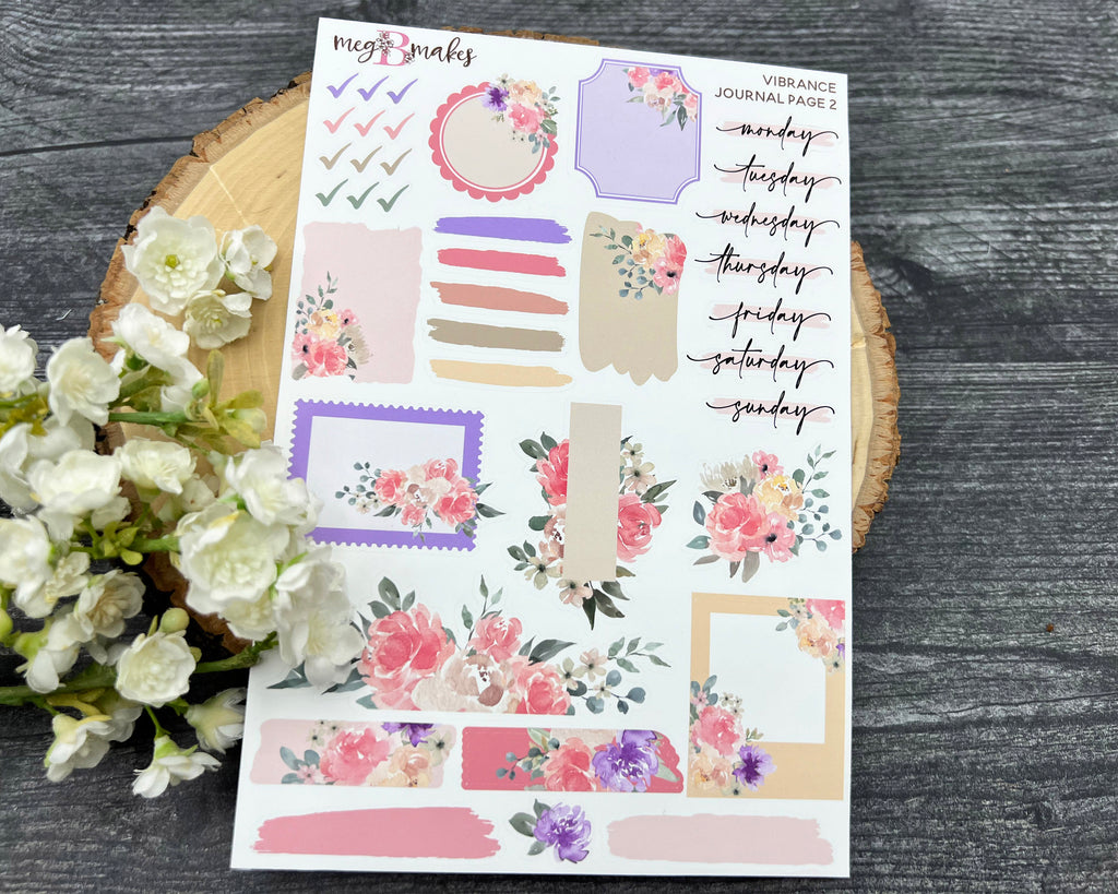 Vibrance Journal Sticker Kit